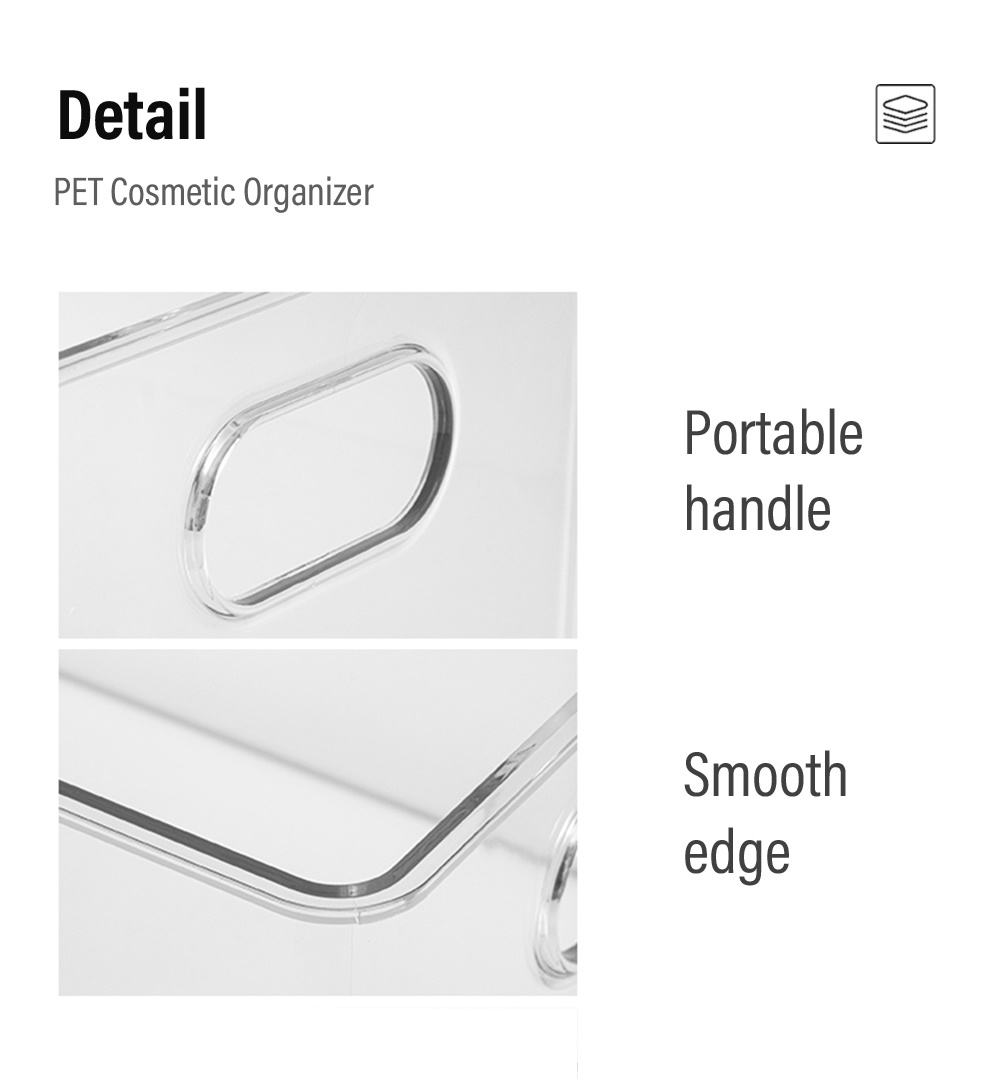 PET Multi-purpose Organizer Cosmetic Books Storage Box-8